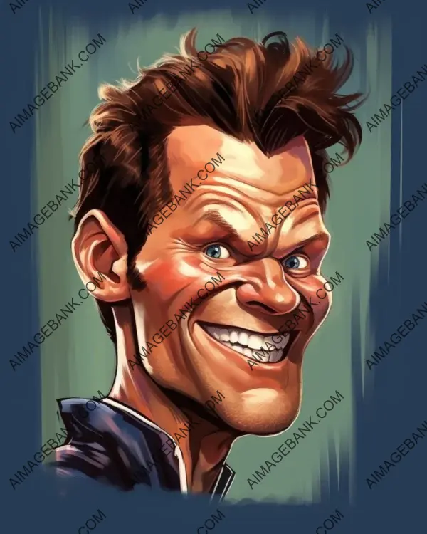 Vibrant Caricatures: Capturing the Essence of Tom Brady&#8217;s Style and Championships