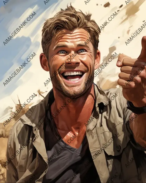 Creating a Mad Magazine Style Caricature of Chris Hemsworth