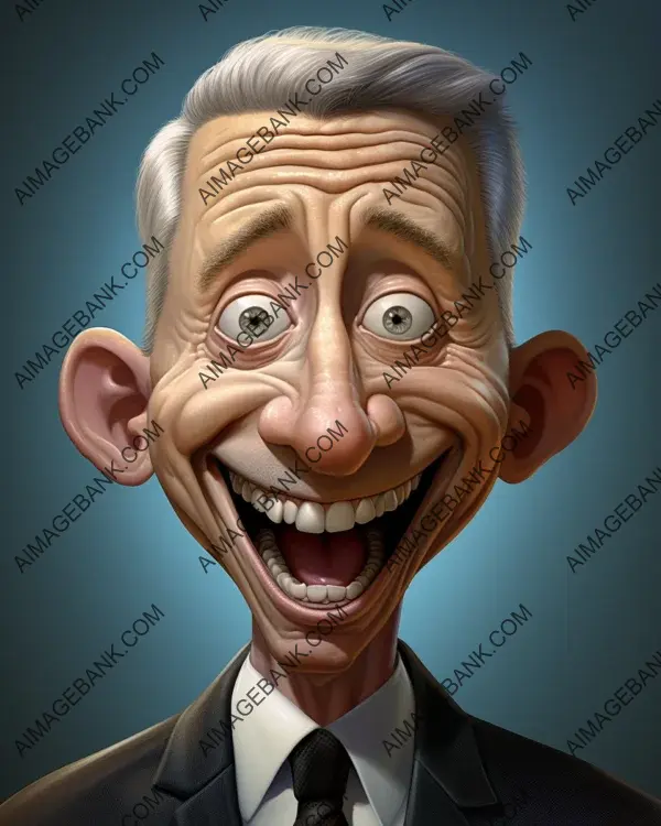 Exploring Vibrant Digital Art Techniques: Anderson Cooper Caricature