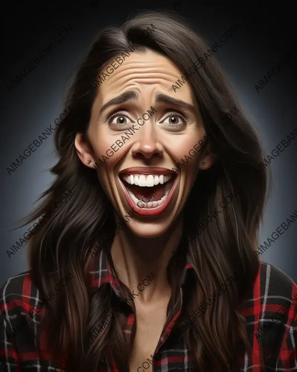 Jacinda Ardern: Caricature with Digital Art Techniques