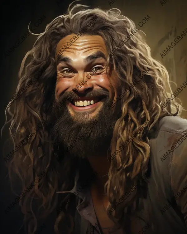 Jason Momoa: Mad Magaz Caricature Style