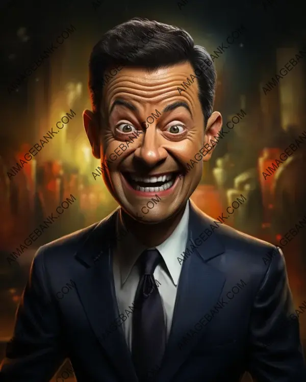 Jimmy Kimmel: Technicolor Caricature Masterpiece