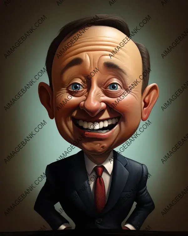 Digital Art Techniques for a Caricature of Andrzej Duda