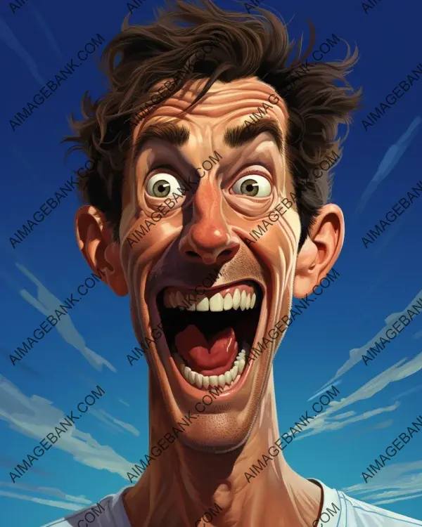 Digital Art Techniques: Creating a Vibrant Caricature of Andy Murray