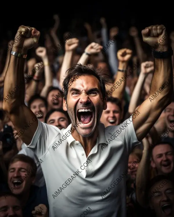 Roger Federer: Wimbledon Champion and Heroic Poses