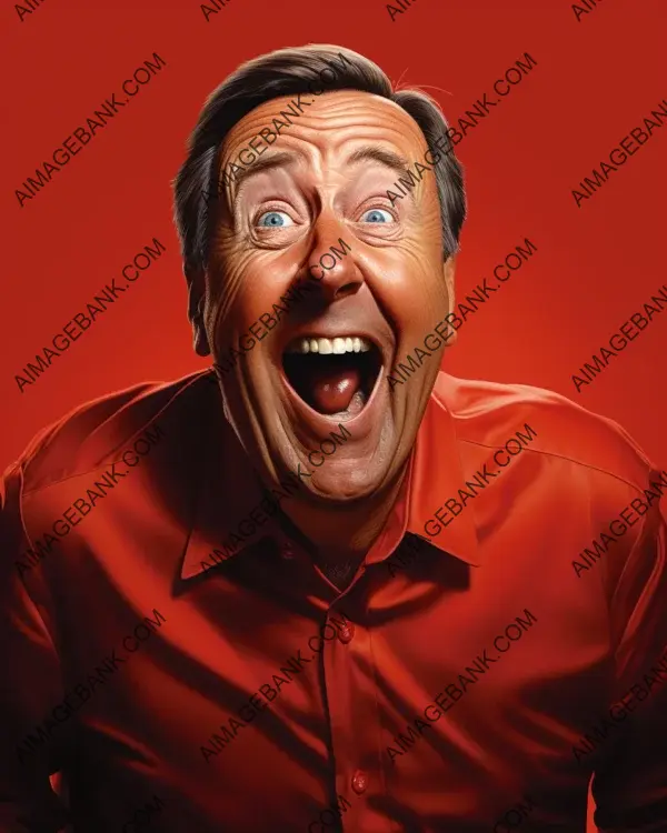 Exploring the Artistic World of Terry Wogan: Vibrant Caricature with Digital Art Techniques