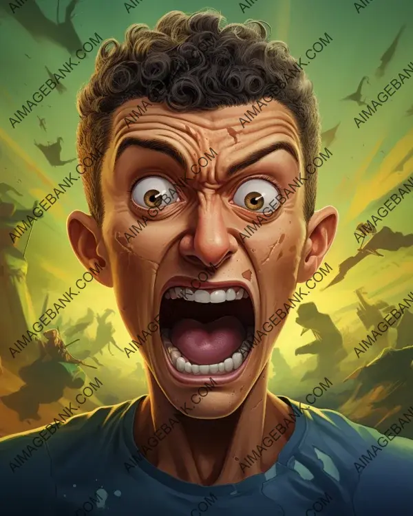 Exploring the Artistic World of Thiago Silva: Vibrant Caricature with Digital Art Techniques