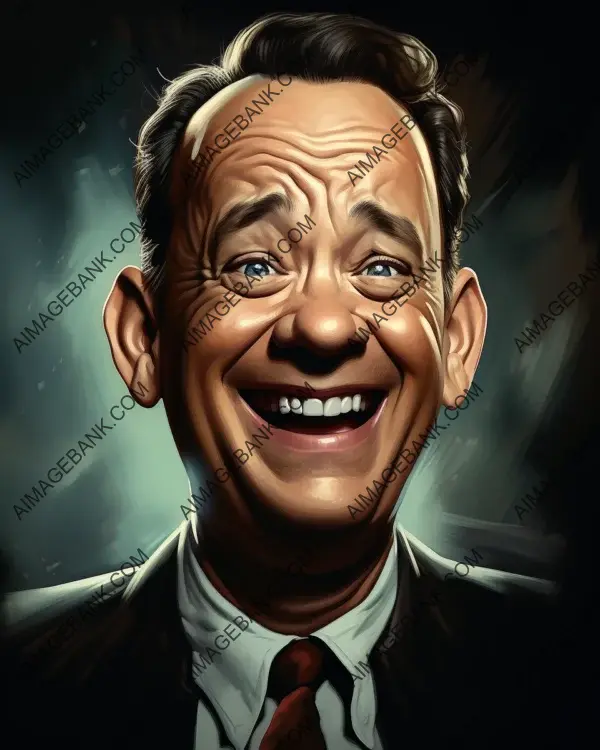 Tom Hanks&#8217; Versatile Persona Transformed into Mad Magazine Style Caricature