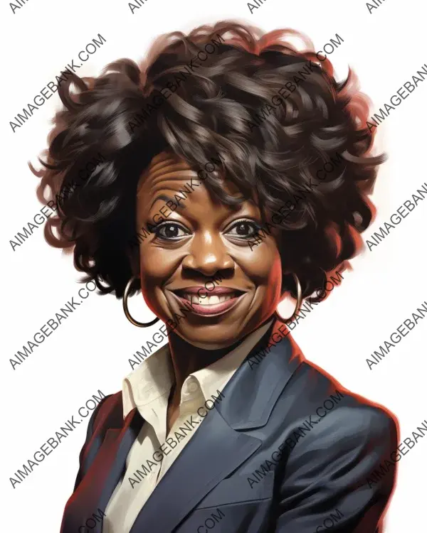 Celebrating Viola Davis: A Captivating Caricature in Mad Magazine Style