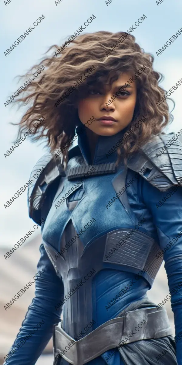 Captivating Character: Zendaya Dune in High Dynamic Range Photography