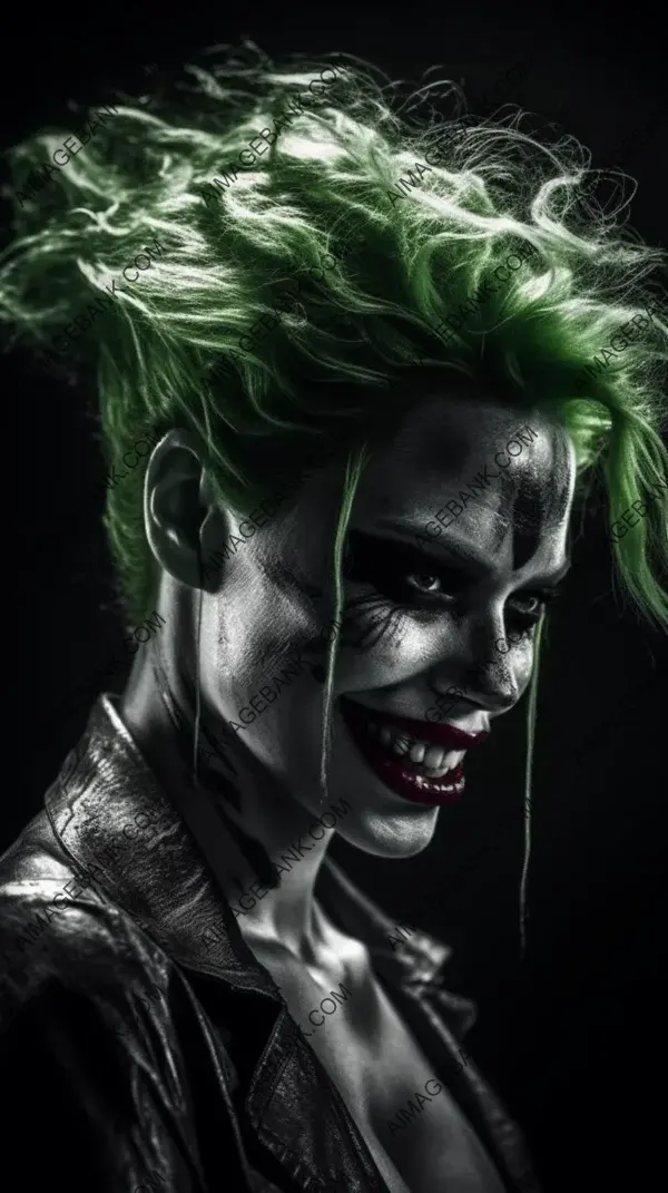 Italian subrette astounds as Joker