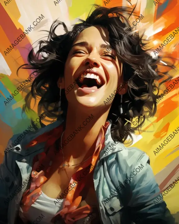 Michelle Rodriguez&#8217;s Vibrant Caricature: Immersed in Digital Art