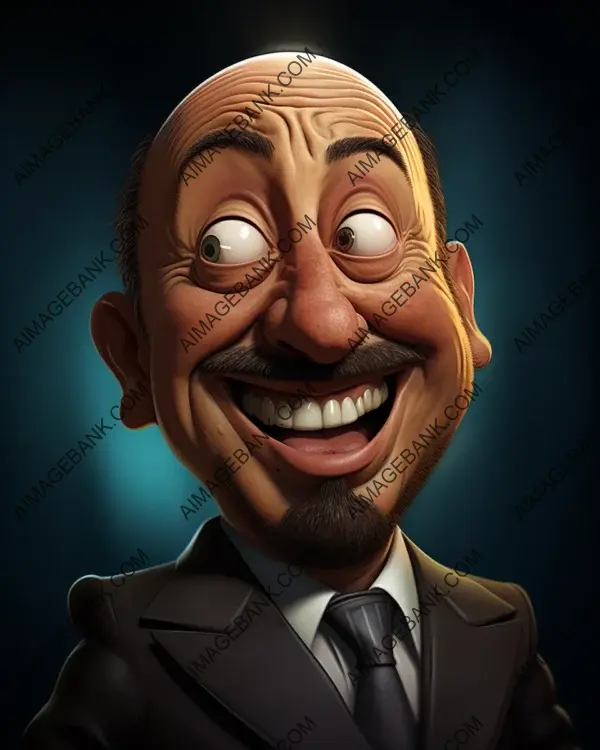 Rafa Benitez&#8217;s Vibrant Caricature: Showcasing Digital Art