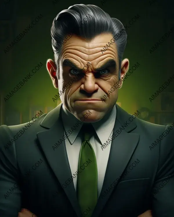 Robbie Williams: A Vibrant Caricature Journey