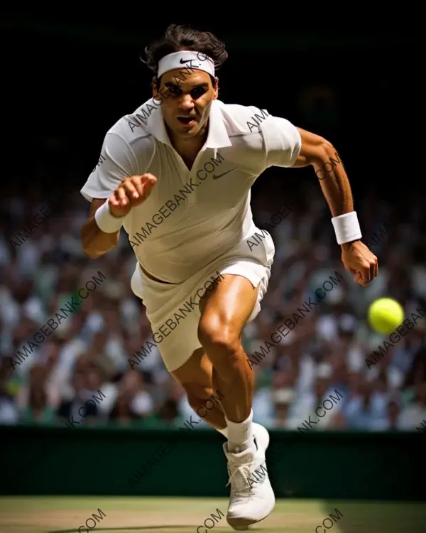 Roger Federer: A Vibrant Caricature Journey