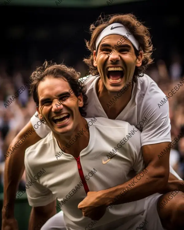 Vibrant Tennis Tribute: Roger Federer Mix Honoring Rafael Nadal