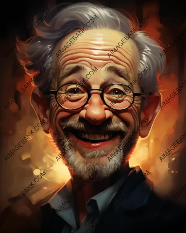 Steven Spielberg&#8217;s Vibrant Caricature: Unleashing the Magic of Art and Technology in Filmmaking