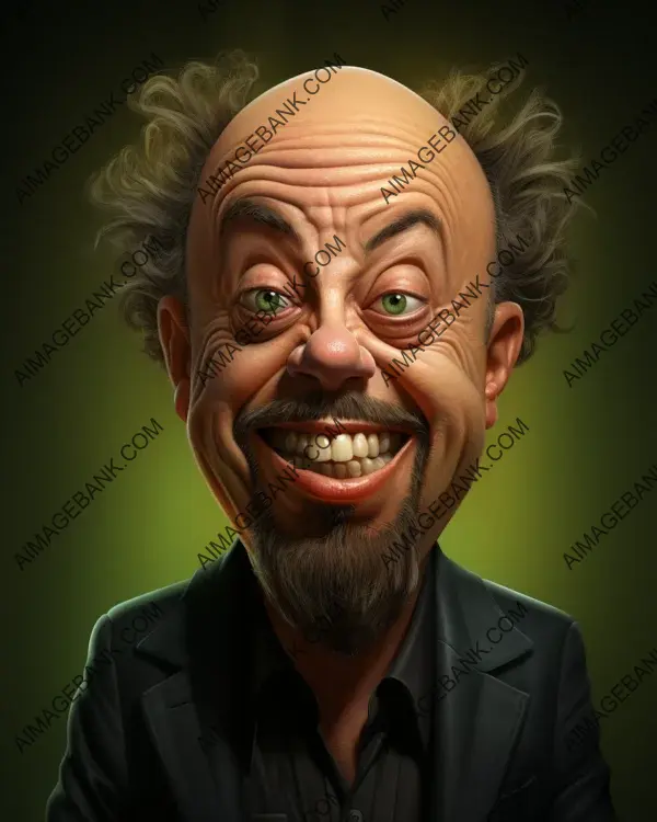 Vibrant digital art techniques featuring Billy Joel&#8217;s captivating caricature.