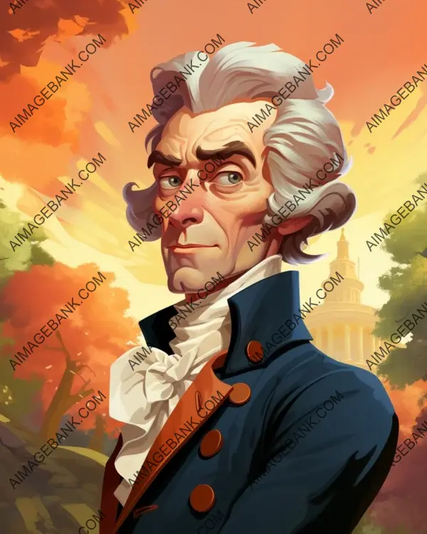 Thomas Jefferson&#8217;s Vibrant Caricature: Celebrating the Intersection of Art and Political Philosophy