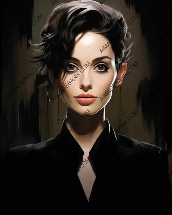 Winona Ryder&#8217;s Vibrant Caricature: Captivating Audiences in the Digital Art Landscape