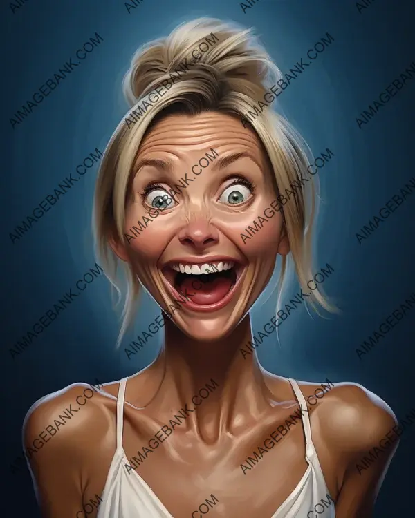 Cameron Diaz&#8217;s Striking Digital Caricature Portrait