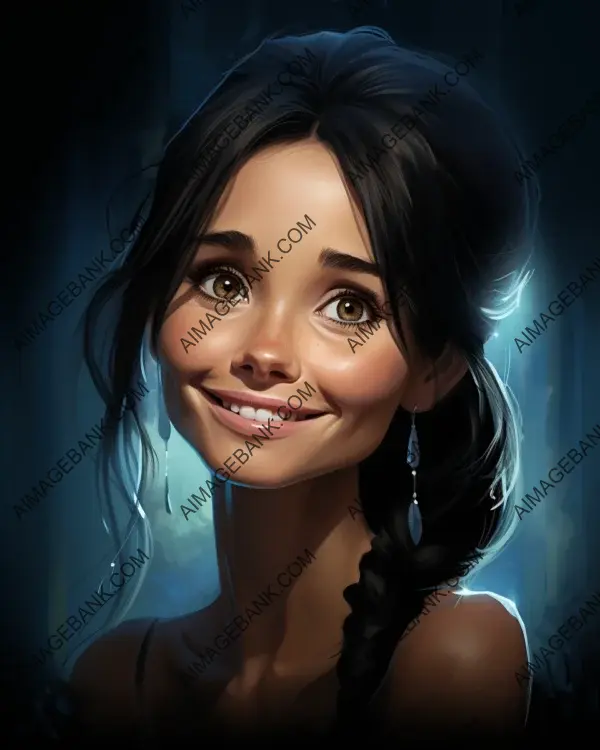 Demi Moore&#8217;s Captivating Digital Caricature Art