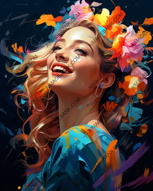 Drew Barrymore&#8217;s Captivating Digital Caricature Art