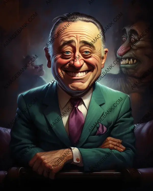 Digital art methods used to showcase Franklin Roosevelt&#8217;s lively caricature