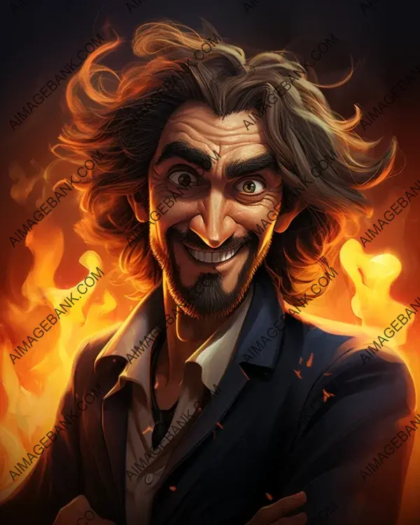 Gabriel Batistuta&#8217;s vibrant caricature showcased digitally