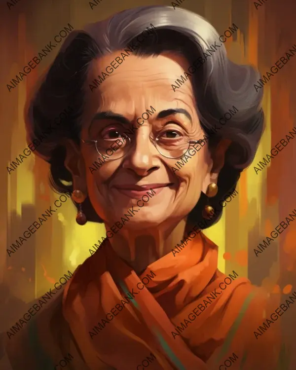 Digital art methods used to showcase Indira Gandhi&#8217;s lively caricature