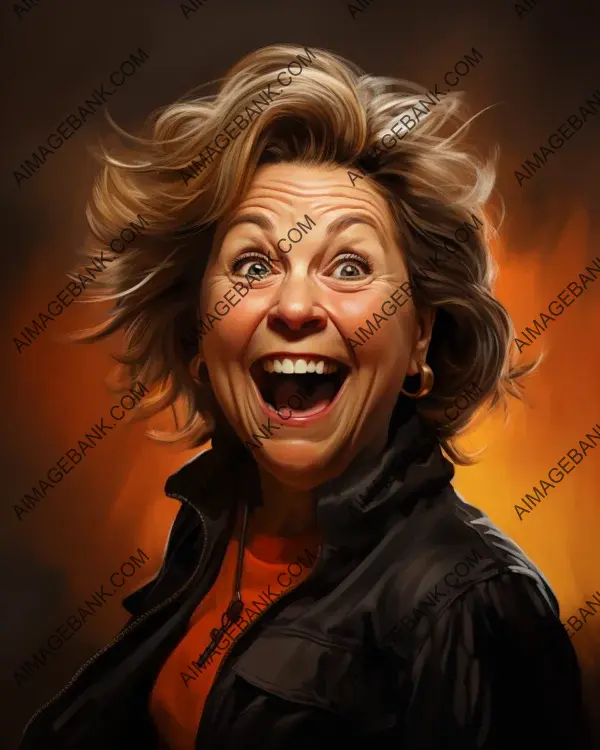 Kathleen Turner&#8217;s vibrant caricature reimagined with digital art