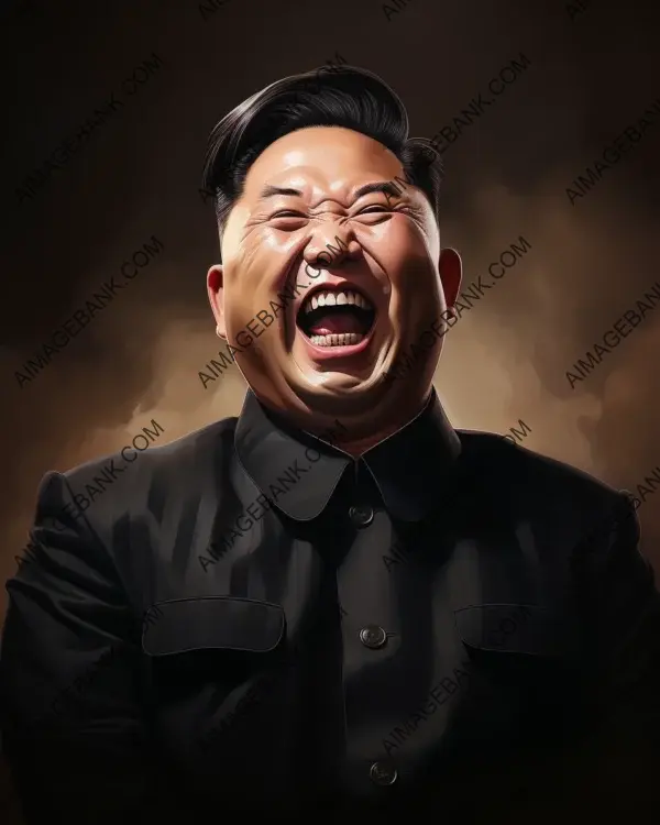 Discover Kim Jong Un&#8217;s vibrant caricature portrayed through digital art