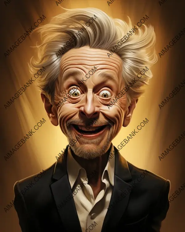 Witness the captivating vibrancy of Michael Douglas&#8217; caricature in digital art