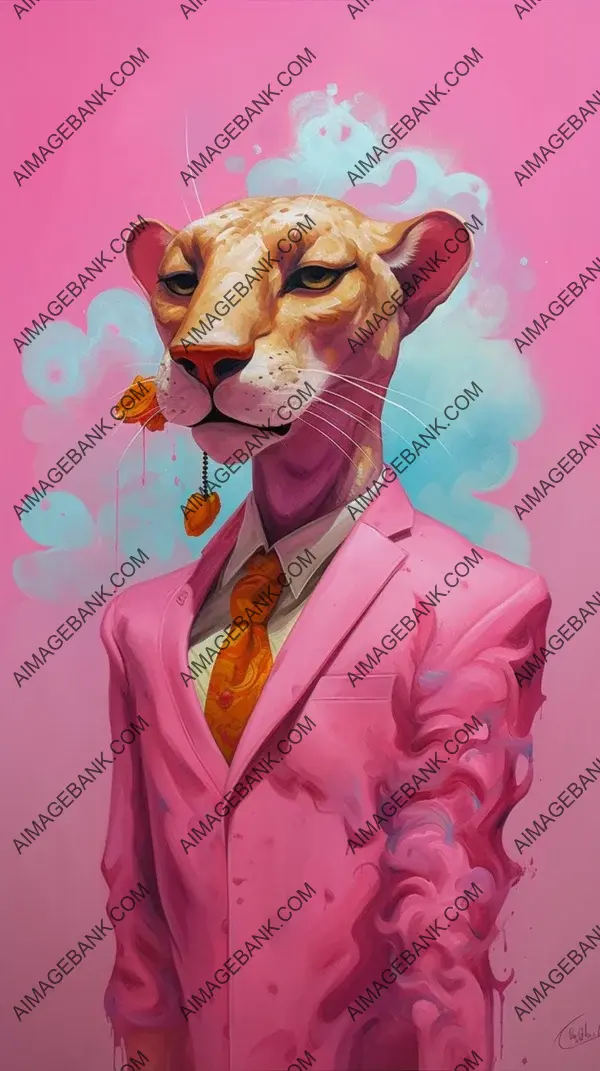 Pink Panther Illustration