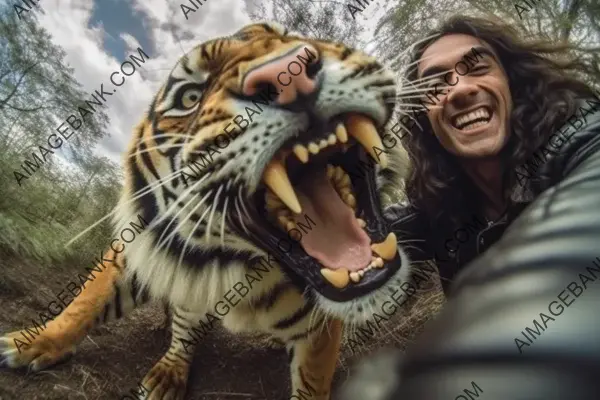 Enthralling Grace: Hyper Realistic GoPro Selfie of Fantastic Creatures