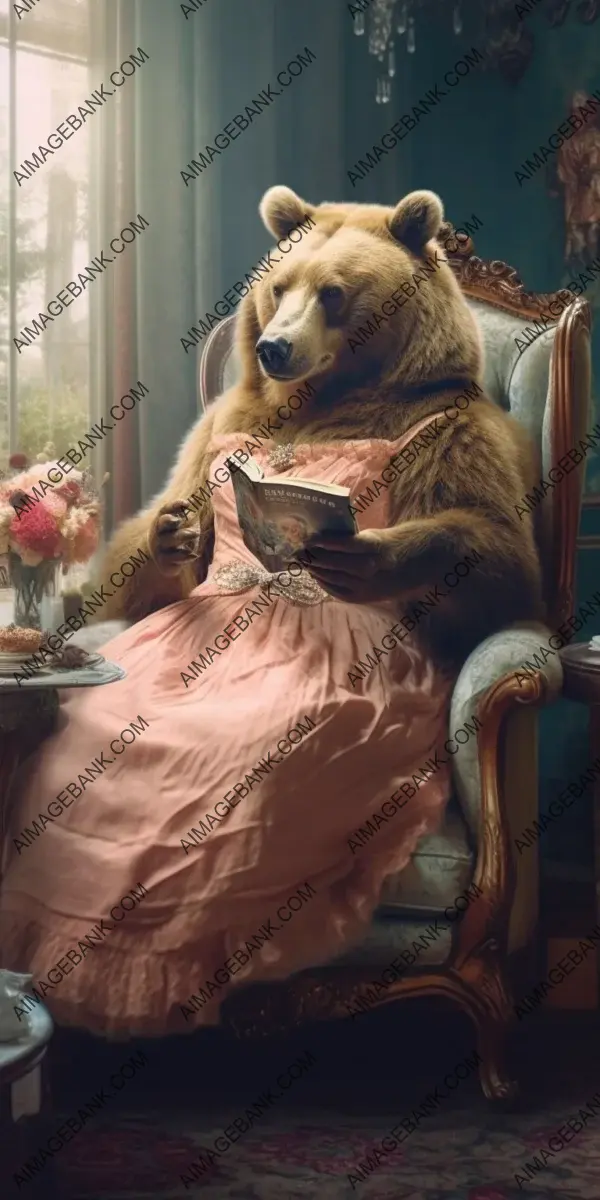 Cosmopolitan Cover: A Real Bear Dons Fancy Dress