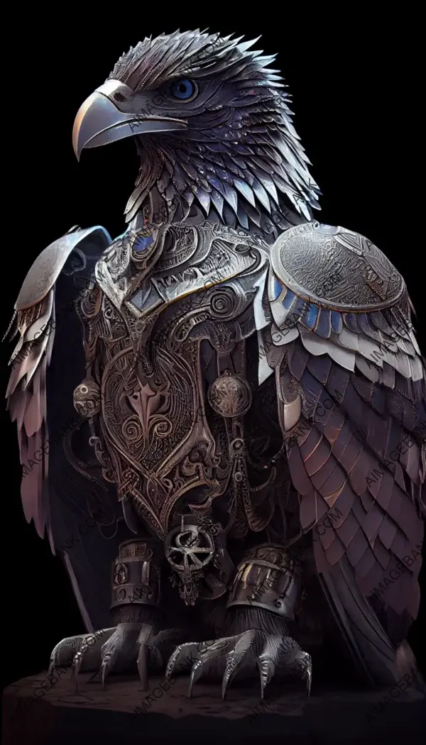 Detailed Shiny Eagle Knight