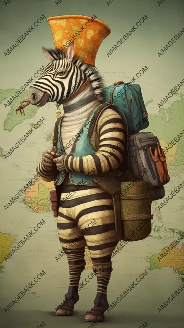 Adventurous Zebra Tour Leader