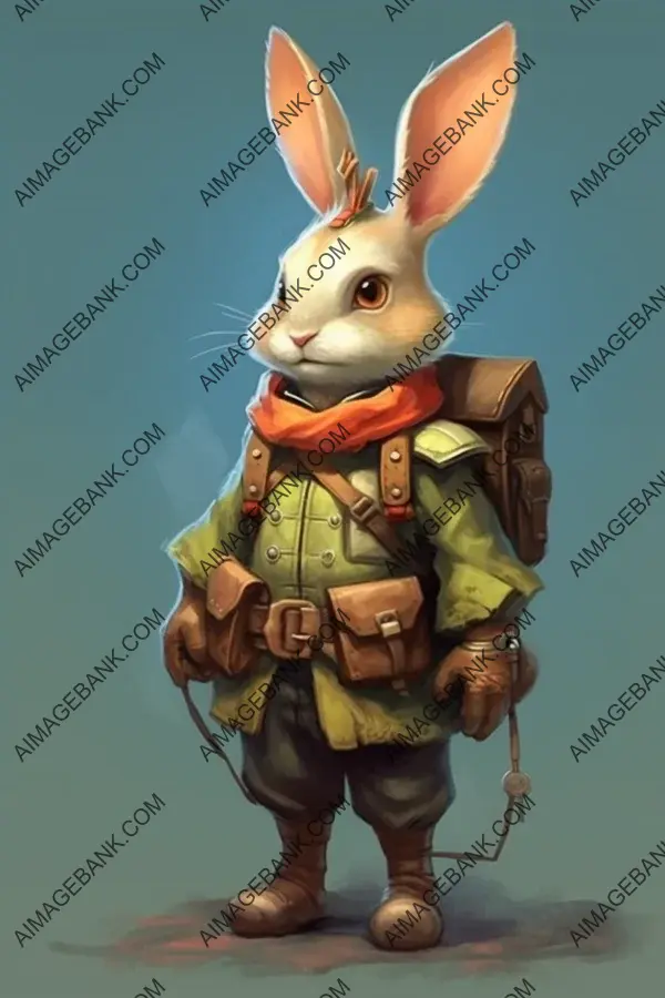 Adorable Swamp Rabbit&#8217;s Anthropomorphic Charm