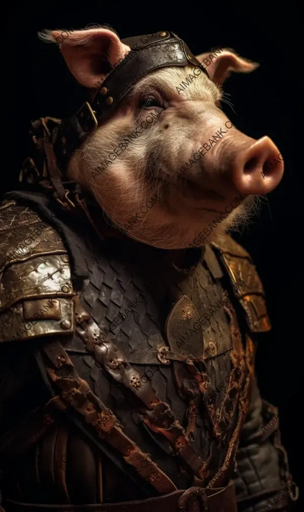 Pig in Armor Photography