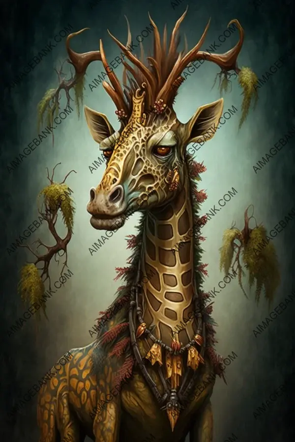 Awe-Inspiring Fusion of Quetzalcoatl and Giraffe