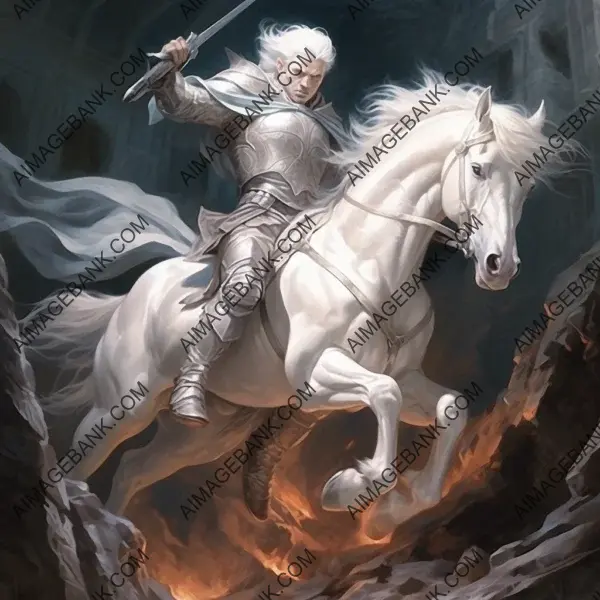 Dynamic Jump of Albino Centaur Ranger