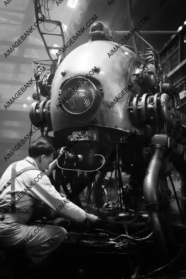 Emergency Robot Repair on Zeppelin