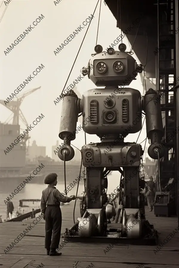 Repairing Robots Aboard Zeppelin in Emergency