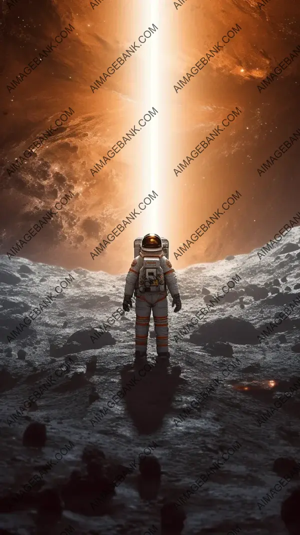 Photo Ultrarealistic Astronaut Futuristic