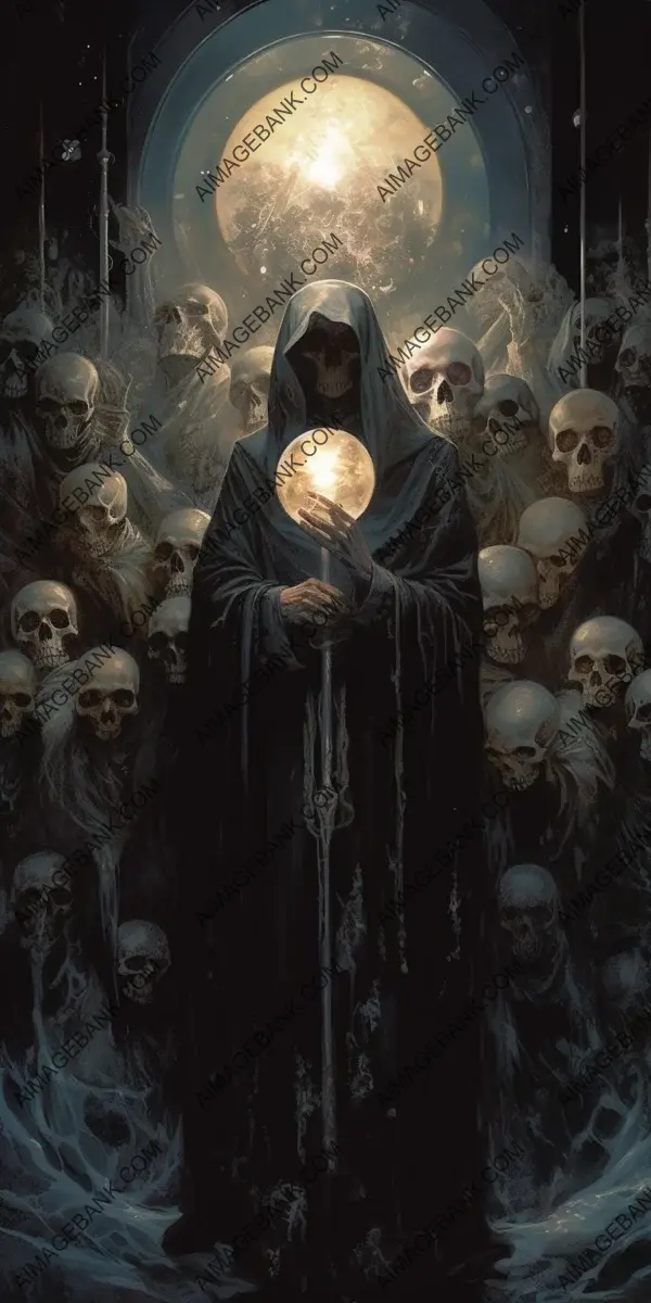 Artistic depiction: Enigmatic secret society