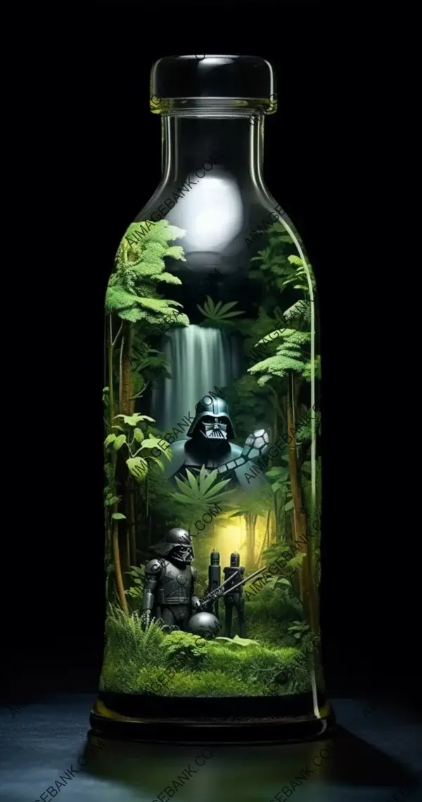 Rainforest capturing the essence of Darth Vader&#8217;s presence from Star Wars