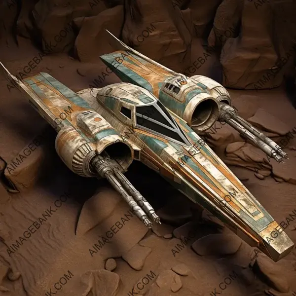 A finely engraved Jedis interceptor