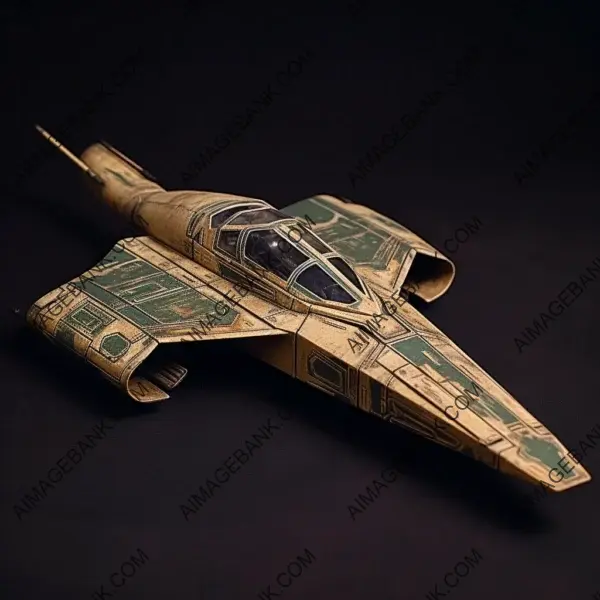 A beautifully crafted Jedis interceptor with intricate engravings