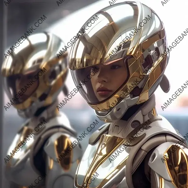 Mirror Armor Reflections: Robotech Warrior Woman